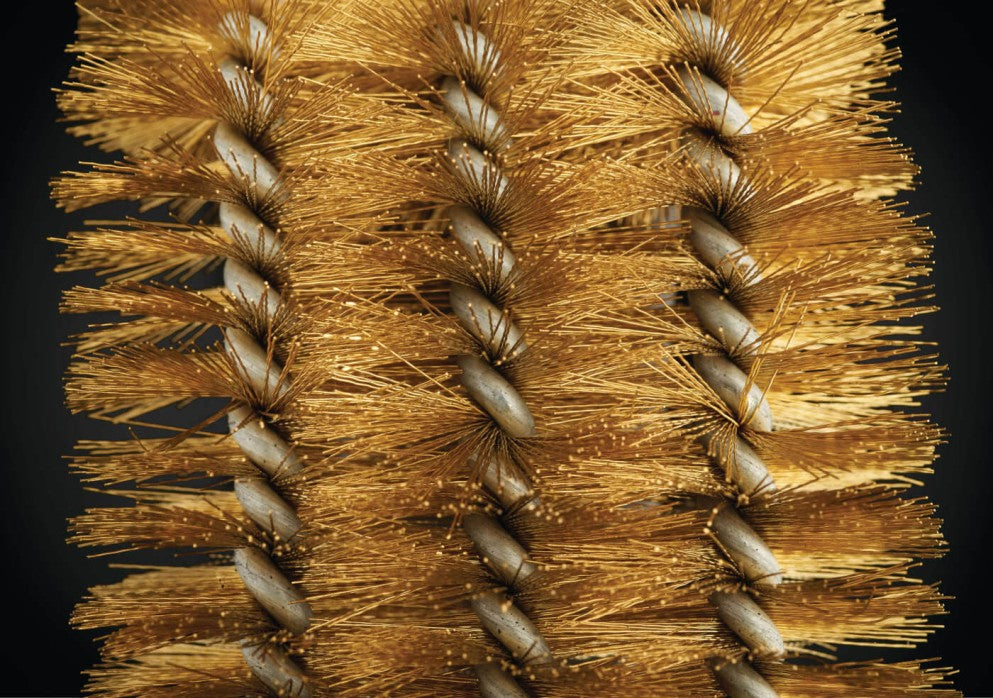 Napoleon Triple-Row Grill Brush with Brass Bristles - 62062