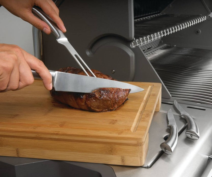 Napoleon Cutting Board with Stainless Steel Bowls - 70012