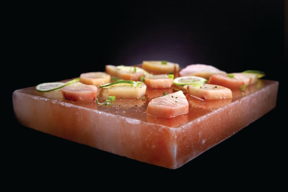Napoleon Himalayan Salt Block with Stainless Steel Topper - 70025