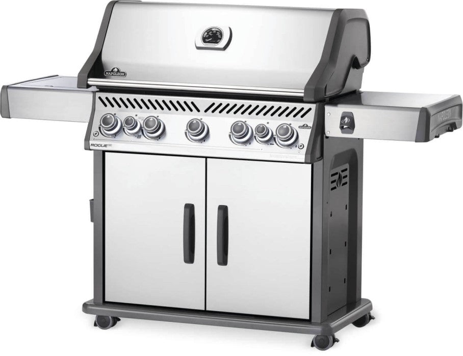 Napoleon Rogue® SE 625 RSIB Propane Gas Grill with Infrared Side Burner and Rear Burner - RSE625RSIBPSS-1