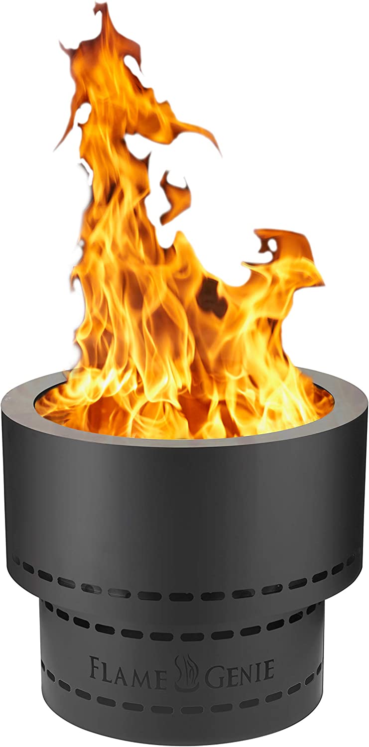 Flame Genie Portable Smoke-Free Inferno Wood Pellet Fire Pit