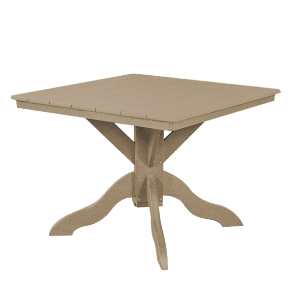 Kanyon Living Weather Wood Dining Height 42″ Square Table - K220