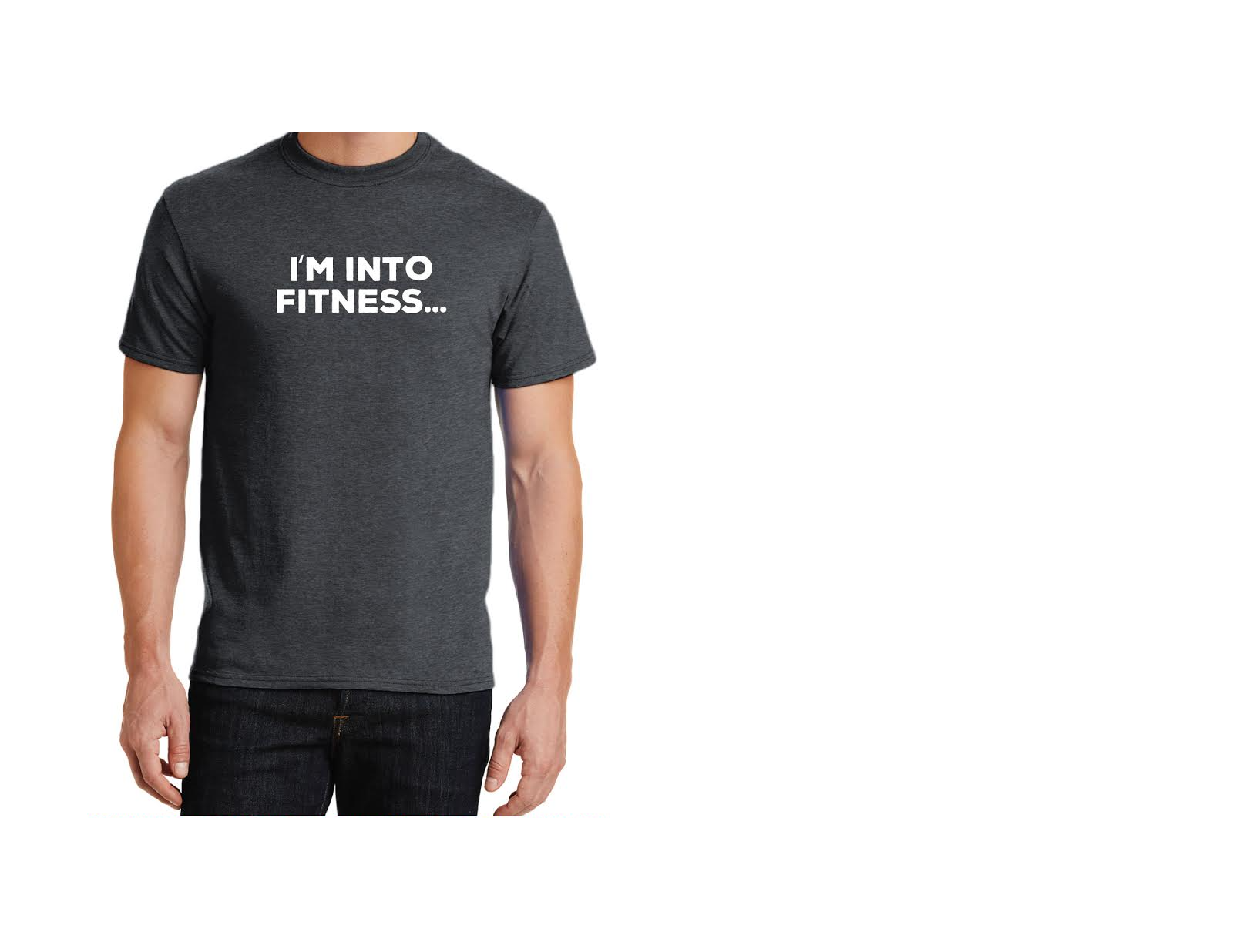 I'm Into Fitness T-Shirt Grey