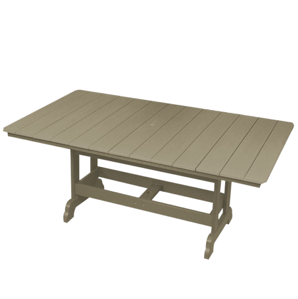 Kanyon Living Weather Wood Counter Height 6′ Rectangle Table - K331