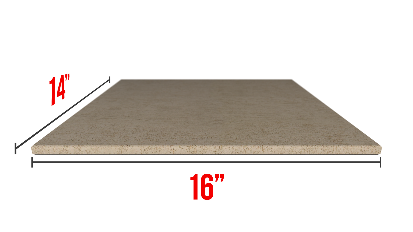 14" X 16" Cordierite Pizza Stone