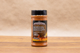 Butcher BBQ Maple Flavor Barbecue Rub Lifestyle with Information