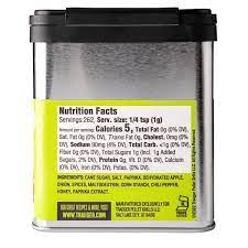 Traeger Pork and Poultry Rub Nutrition Facts