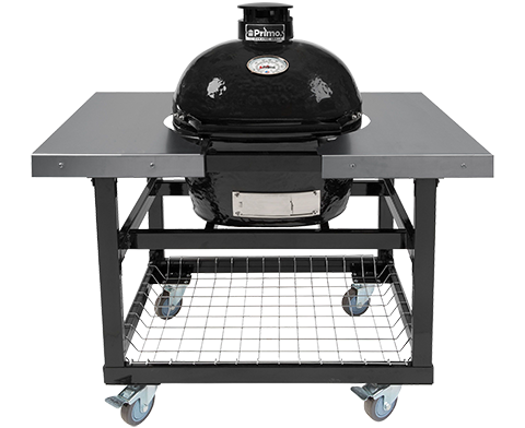 Primo Grills Junior Kamado Grill Charcoal with Cart
