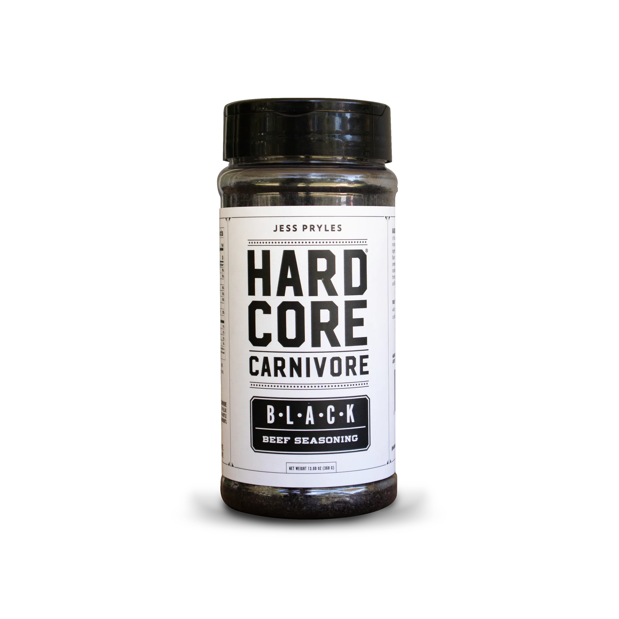 Hardcore Carnivore Black Shaker Jar