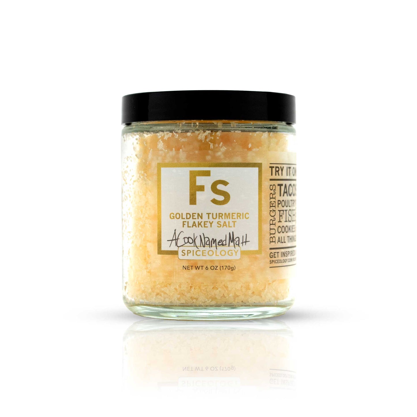 Spiceology Golden Turmeric Flakey Salt from A Cook Named Matt