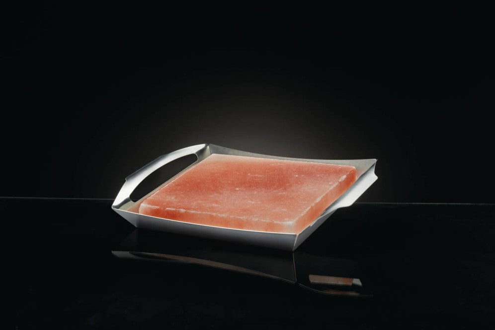 70025 by Napoleon BBQ - Himalayan Salt Block with Stainless Steel