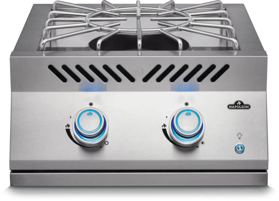 Napoleon Built-In 700 Series Power Burner Natural Gas with Stainless Steel Cover - BIB18PBNSS