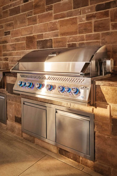 Napoleon Built-In 700 Series 44 RB Natural Gas Grill with Dual Rear Infrared Burners - BIG44RBNSS