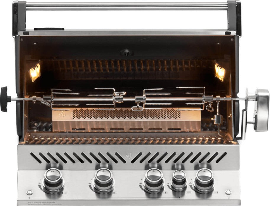 Napoleon Built-In Prestige PRO™ 500 Natural Gas Grill with Infrared Rear Burner - BIPRO500RBNSS-3