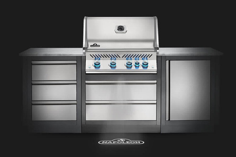 Napoleon Built-In Prestige PRO™ 500 Natural Gas Grill with Infrared Rear Burner - BIPRO500RBNSS-3