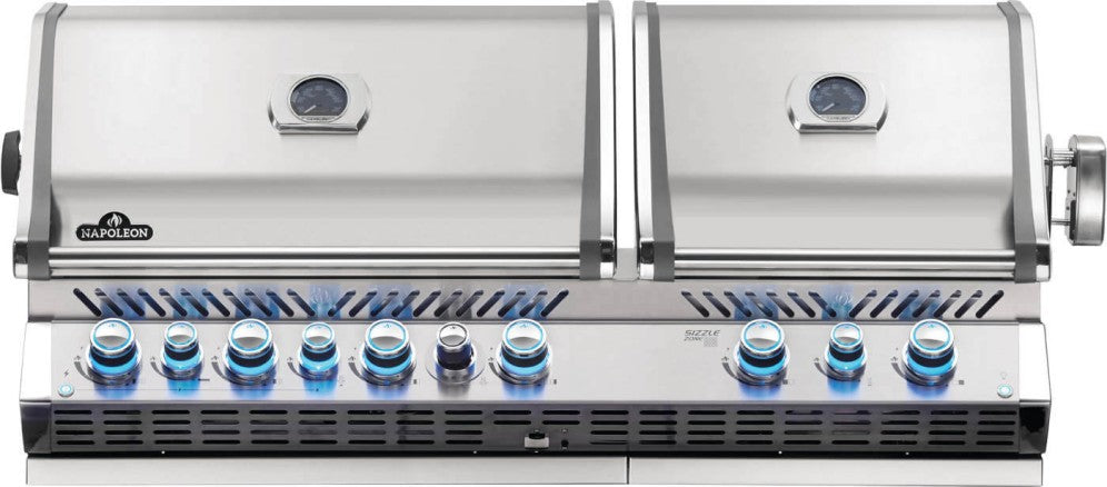 Napoleon Built-in Prestige PRO™ 825 Natural Gas Grill with Infrared Rear Burner - BIPRO825RBINSS-3