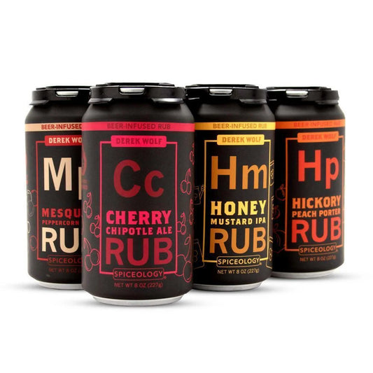 Spiceology Derek Wolf 6 Pack Beer Rub Sampler