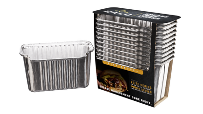 Halo 10 pack Grease Container Foil Liners-HZ-3005