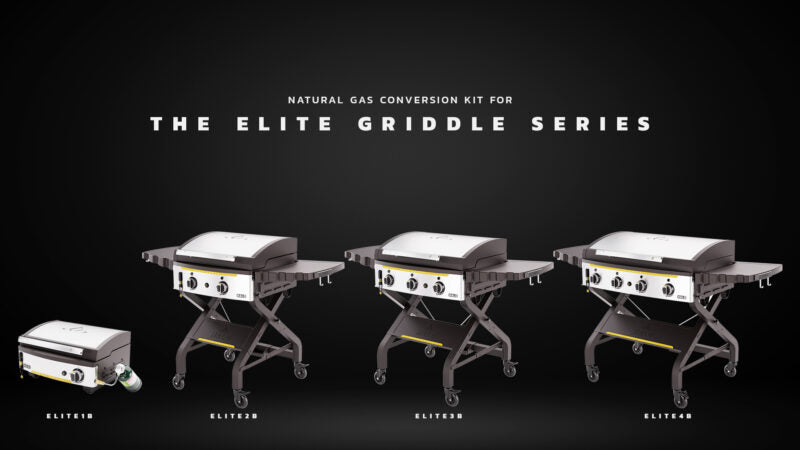 Halo Natural Gas Conversion Kit for Elite Griddles-HZ-3001-B