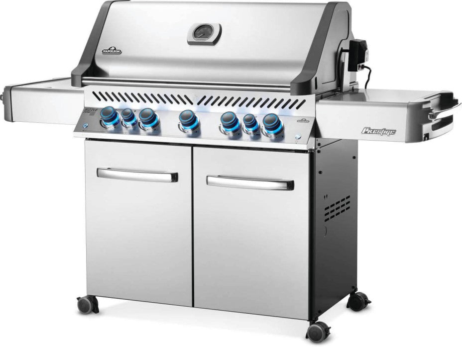 Napoleon Prestige 665 RSIB Natural Gas Grill with Infrared Side and Rear Burners - P665RSIBNSS