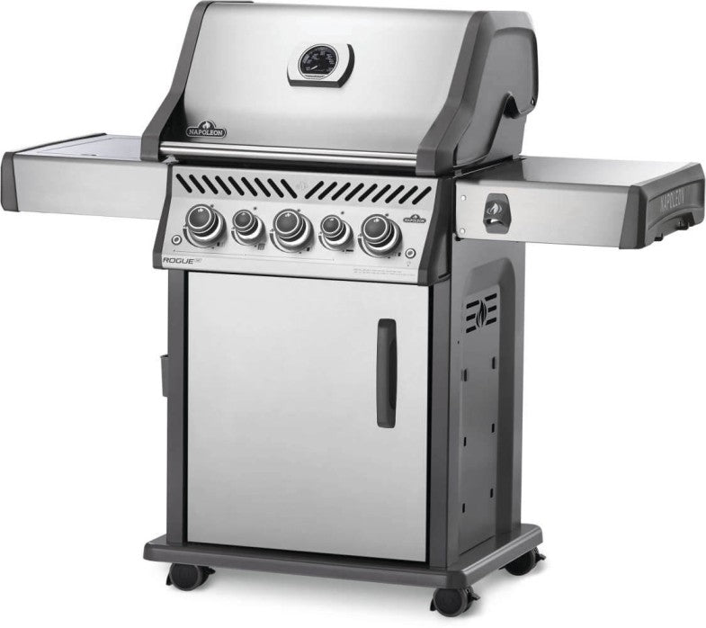 Napoleon Rogue® SE 425 RSIB Stainless Steel Propane Gas Grill with Infrared Side Burner and Rear Burner - RSE425RSIBPSS-1