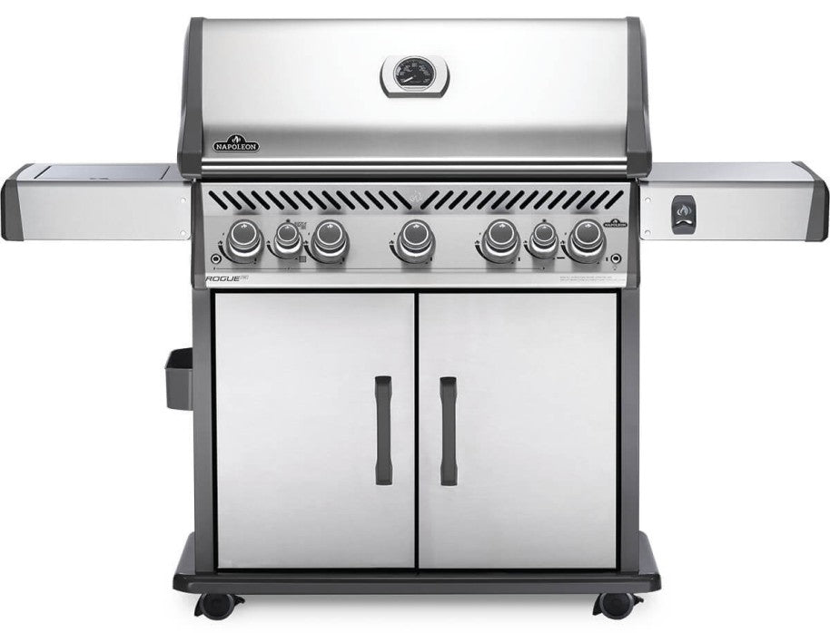 Napoleon Rogue® SE 625 RSIB Stainless Steel Natural Gas Grill with Infrared Side Burner and Rear Burner - RSE625RSIBNSS-1