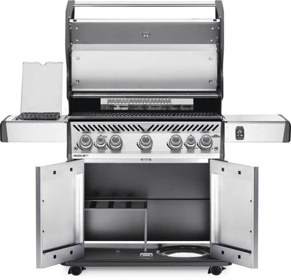 Napoleon Rogue® SE 625 RSIB Stainless Steel Natural Gas Grill with Infrared Side Burner and Rear Burner - RSE625RSIBNSS-1