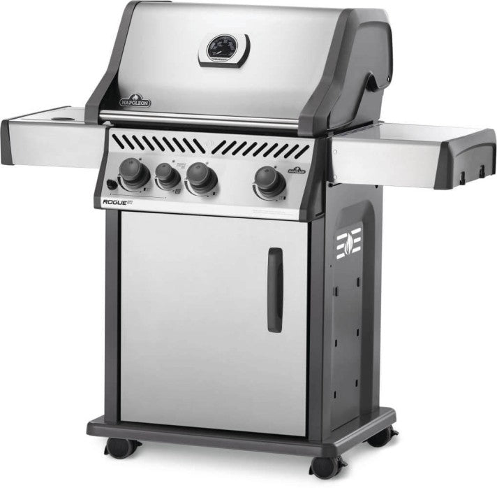Napoleon Rogue  XT 425 Stainless Steel Propane Gas Grill with Infrared Side Burner - RXT425SIBPSS-1