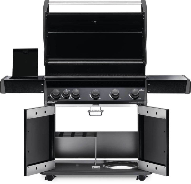 Napoleon Rogue® XT Natural Gas Grill Black with Infrared Side Burner - RXT625SIBNK-1