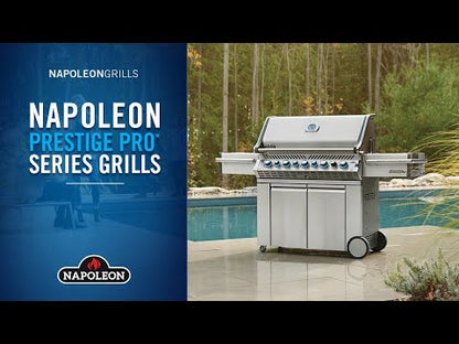 Napoleon Prestige PRO™ 825 RSBI Propane Gas Grill with Power Side Burner, Infrared Rear & Bottom Burners - PRO825RSBIPSS-3