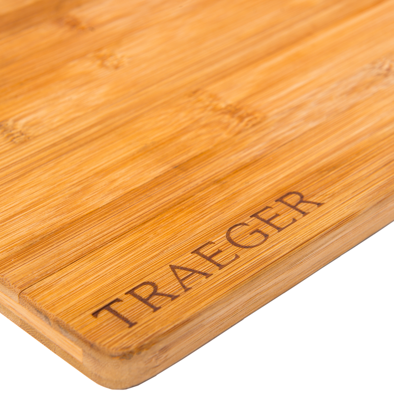 Traeger Magnetic Bamboo Cutting Board Logo