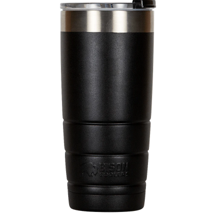 Bison Coolers Black 22oz Bison Tumbler Double-Wall Vacuum