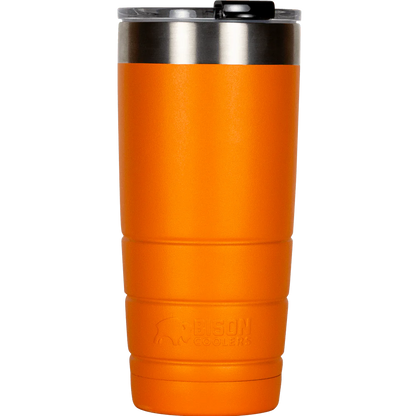 Bison Coolers Orange 22oz Bison Tumbler Double-Wall Vacuum