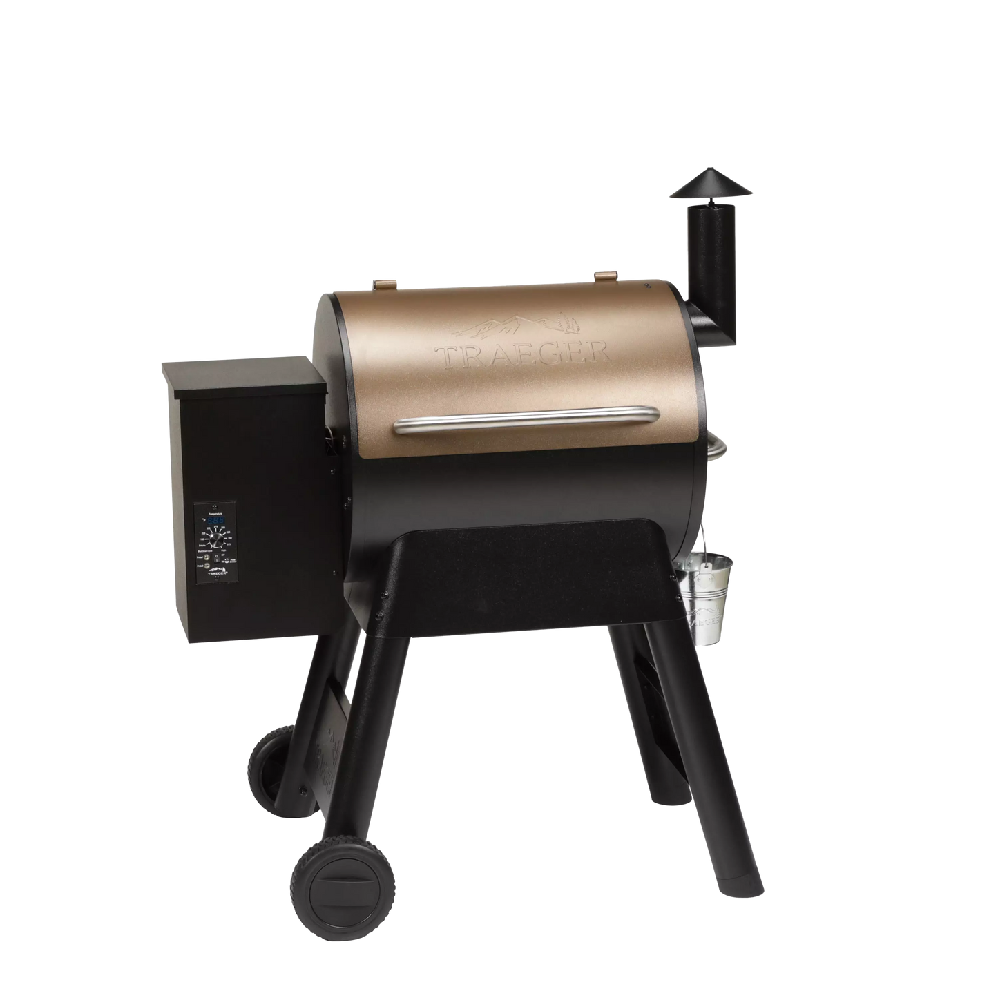 Traeger Pro Series 22 Bronze  Pellet Grill Front View