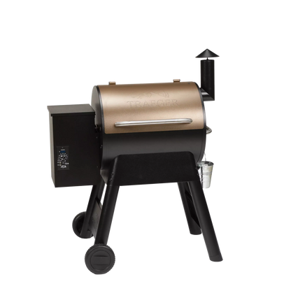 Traeger Pro Series 22 Bronze  Pellet Grill Front View