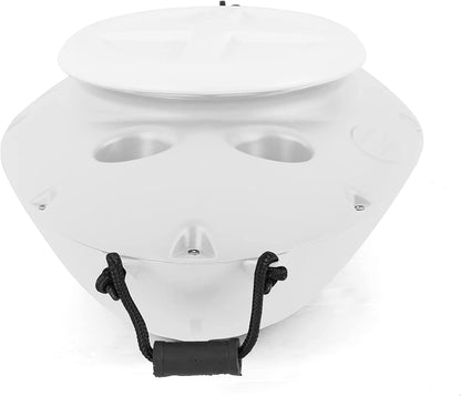 CreekKooler Floating Cooler- White Side View