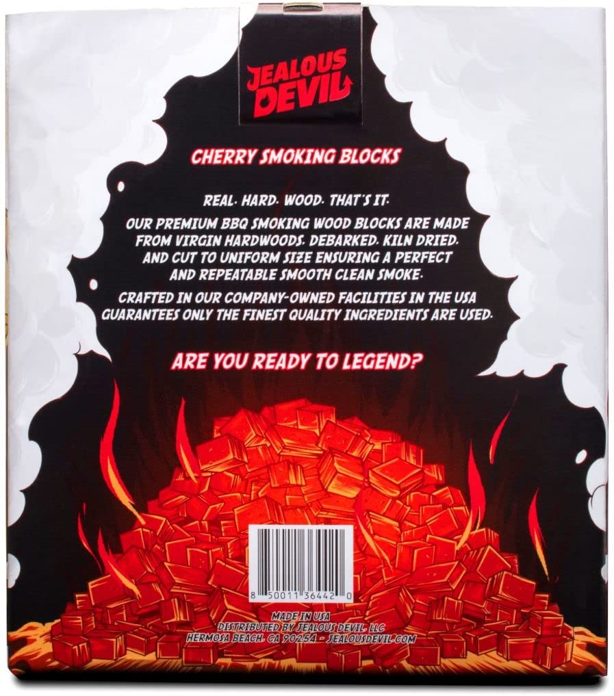 Jealous Devil Smoke Wood Blocks Cherry Features and Instruction