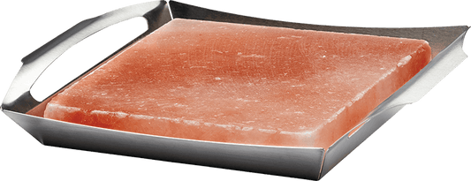 Napoleon Himalayan Salt Block with Stainless Steel Topper