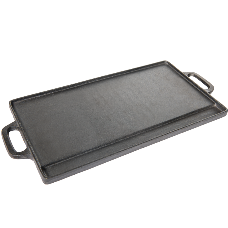 Traeger Cast Iron Reversible Griddle Back View