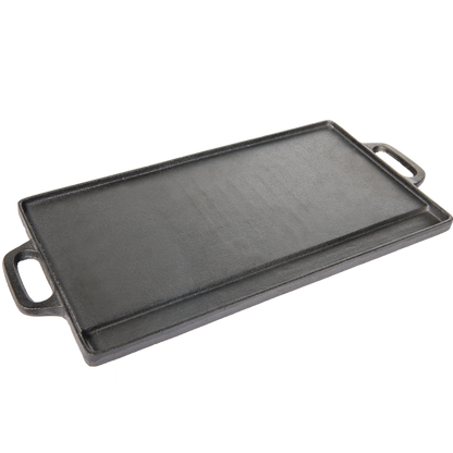 Traeger Cast Iron Reversible Griddle Back View