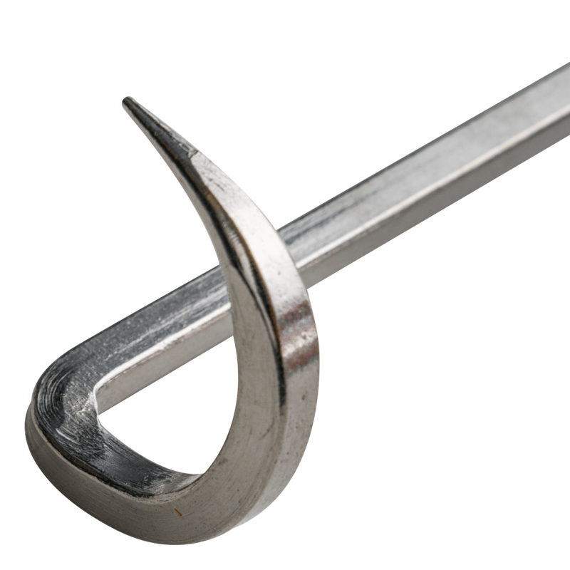 Traeger Pig Tail BBQ Flipper Hook Close Up