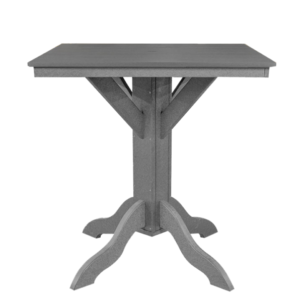 Kanyon Living Weather Wood Bar Height 42″ Square Table - K340
