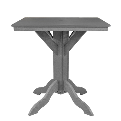 Kanyon Living Weather Wood Bar Height 42″ Square Table - K340