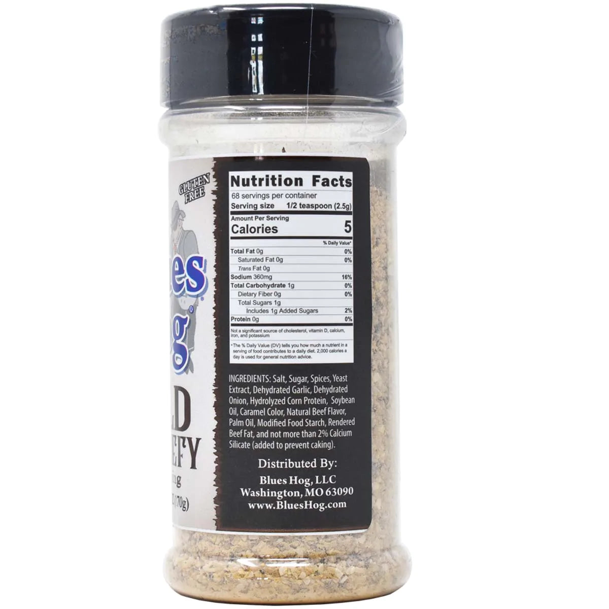 Blues Hog Bold & Beefy Seasoning Nutrition Facts