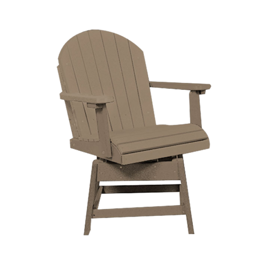 Kanyon Living Weather Wood Dining Height Swivel Chair - K211