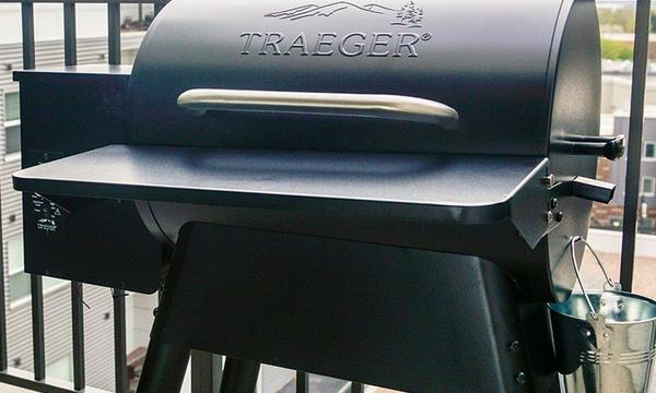 Traeger Folding Front Shelf- Tailgater/Bronson Lifestyle Outside