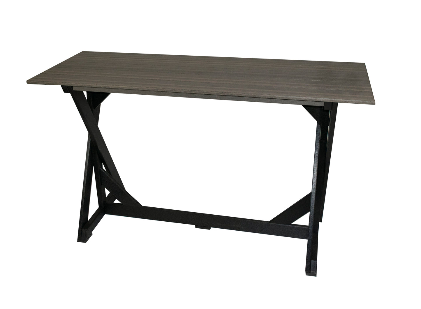 Kanyon Living Black Bar Height 72″X28″ Harvest Table - K343