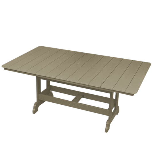 Kanyon Living Weather Wood Dining Height 6′ Rectangle Table - K221