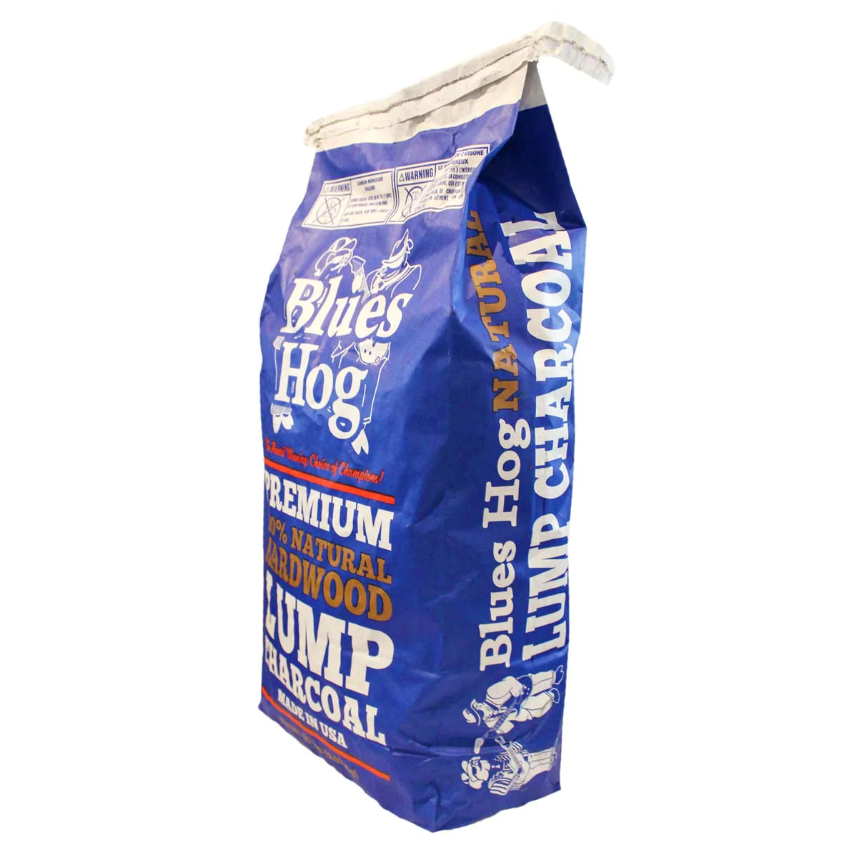 Blues Hog Natural Lump Charcoal 20 lbs Right Angle