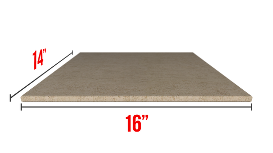 14" X 16" Cordierite Pizza Stone